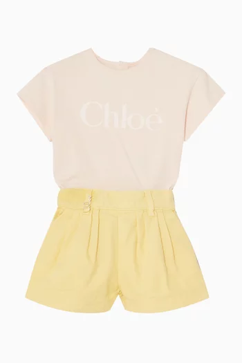 Logo T-shirt in Cotton