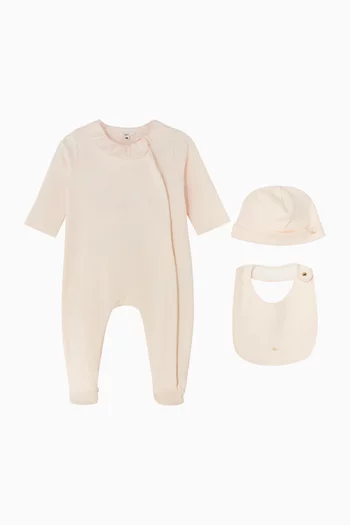 طقم بيجاما بياقة قطن