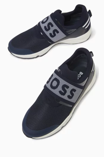 Logo Pull-on Sneakers