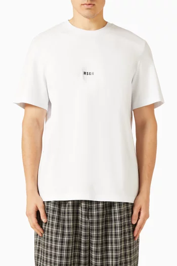 تي شيرت بطبعة قطن