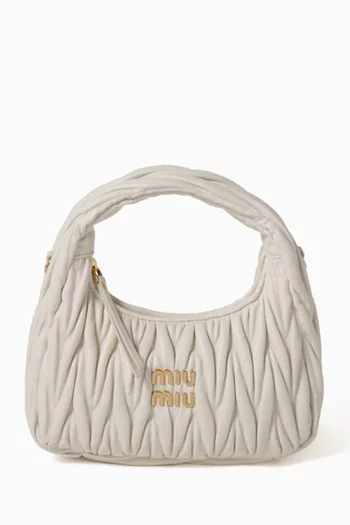 حقيبة هوبو واندر جلد نابا مبطن