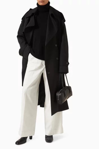 بنطال بريكل مزيج صوف