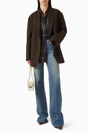 قميص بيري فيسكوز شبه شفاف