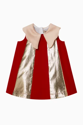 فستان ترابيز بتصميم عصا حلوى وسروال تحتي