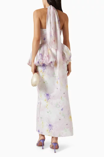 Valentine Bloom Top in Satin