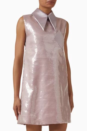 فستان موف داست قصير