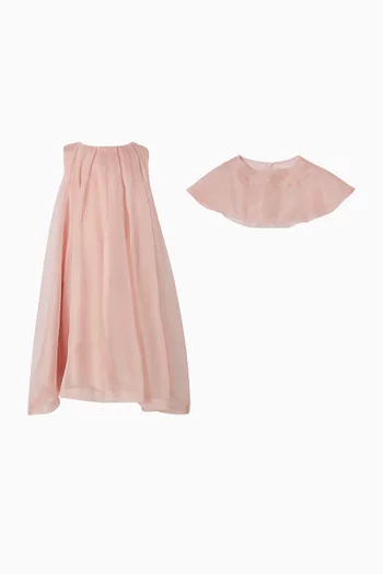 فستان تول مطرز