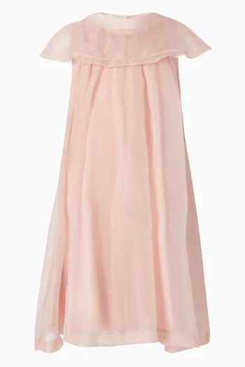 فستان تول مطرز