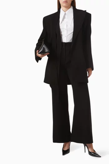 Oversized Blazer in Crepe