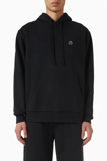 Stitch Hooded Sweatshirt in Cotton