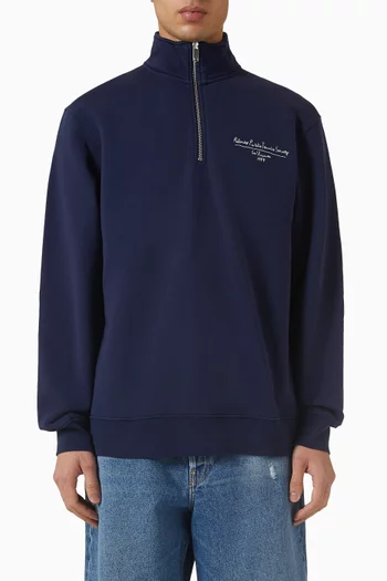 Public Zip Sweatshirt in Cotton