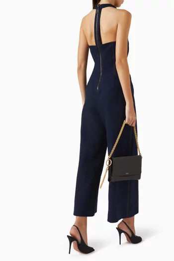 Sleeveless Jumpsuit in Denim