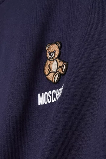 Teddy Logo T-shirt in Cotton Jersey