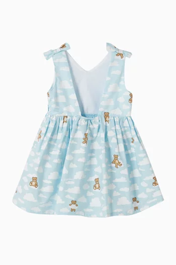 فستان بطبعة دب قطن