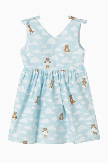 فستان بطبعة دب قطن