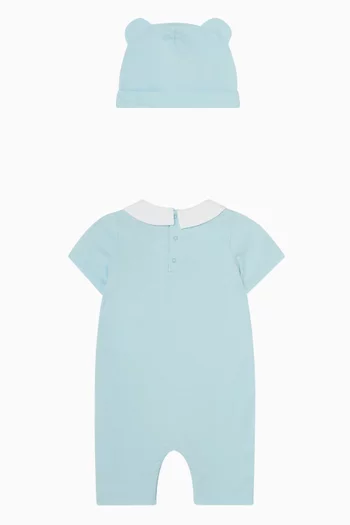 طقم هدايا رومبر وقبعة بيني مزين بدب