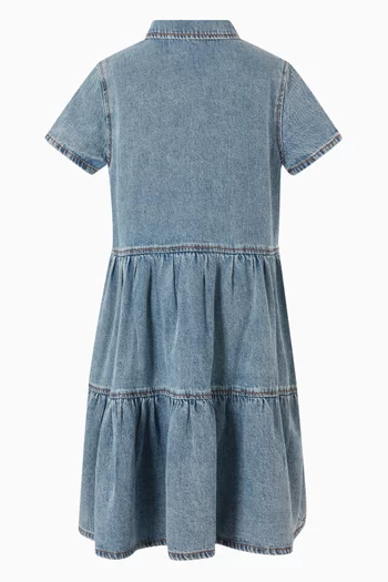 فستان بنمط قميص دينم