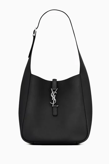 Small LE 5 À 7 Bag in Grained Leather