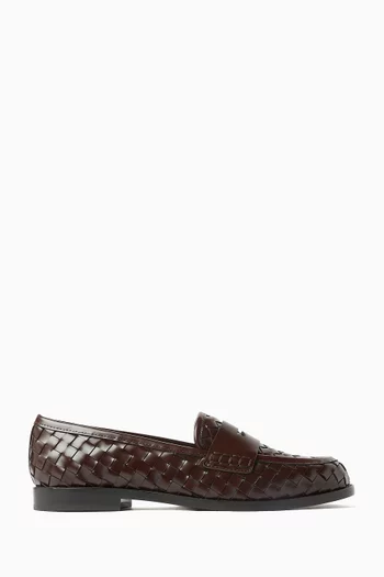 Rachel Loafers in Woven Leather