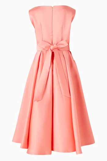 Floral Applique Maxi Gown