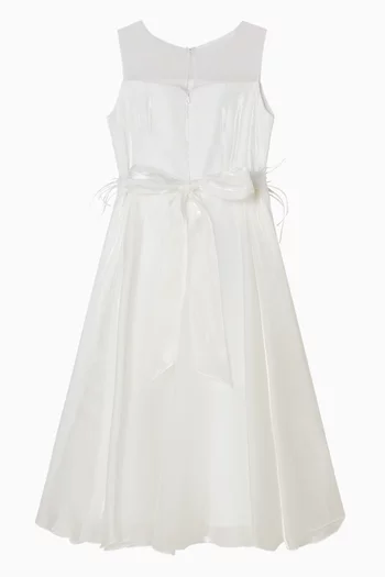 Floral Applique Maxi Gown