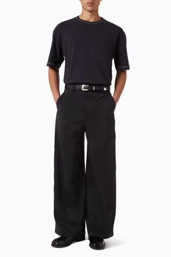 Straight-leg Tailored Pants