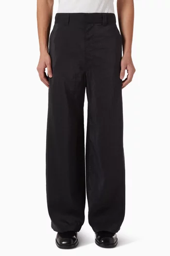 Straight-leg Tailored Pants