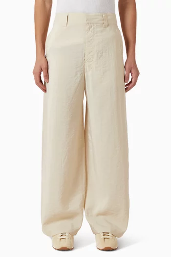 Straight-leg Tailored Pants