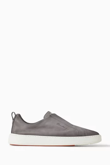 Victory Slip-on Sneakers in Leather