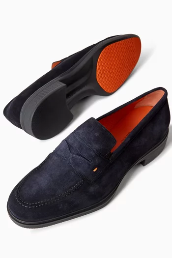 Easy Penny Loafers in Suede