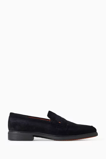 Easy Penny Loafers in Suede