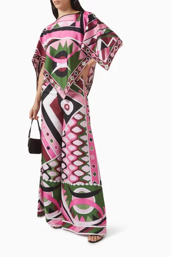 بلوزة بنقشة فيفارا حرير تويل