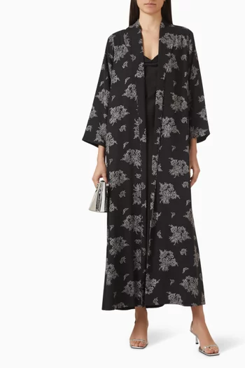 عباية بقصة زينة شيفون