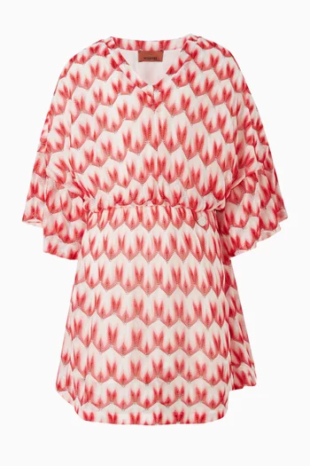 Printed Dress in Viscose