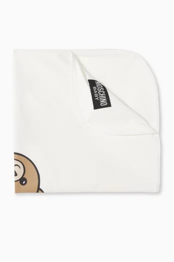 Teddy Bear Blanket in Cotton