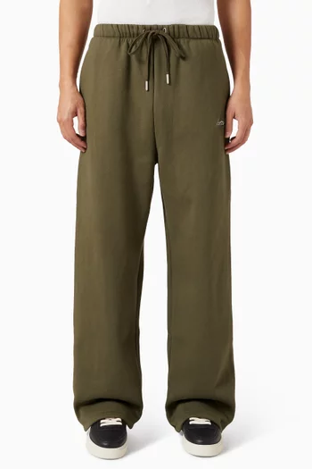 Signature Wide Leg Sweatpants in Cotton-blend