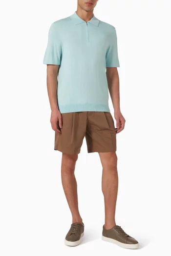 تي شيرت بولو حرير وقطن