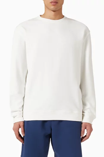 Textured Terry Sweatshirt in Cotton