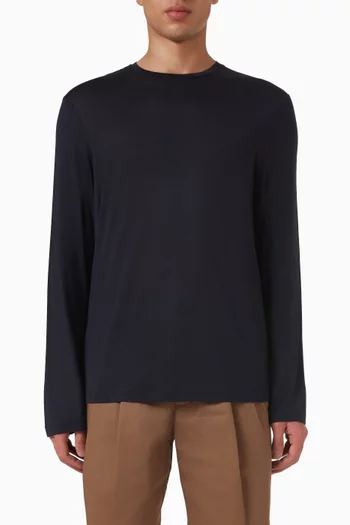 تي شيرت حرير وقطن