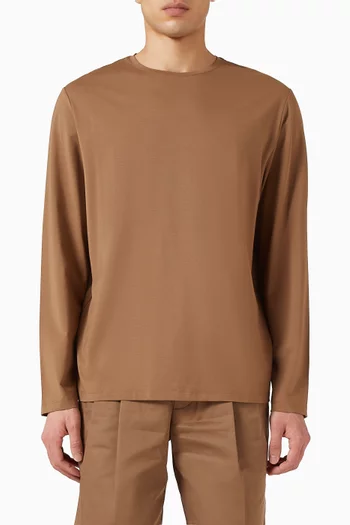 تي شيرت للبيت مزيج قطن