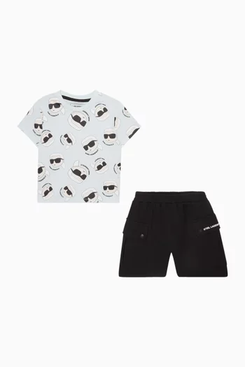 KARL T-shirt & Shorts Set