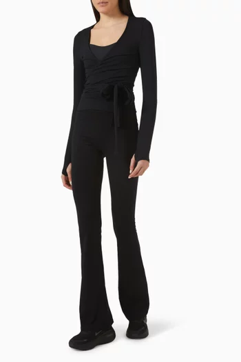 Soft Ballet Wrap Top in Lenzing™ Modal