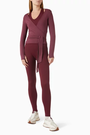 Soft Ballet Wrap Top in Lenzing™ Modal