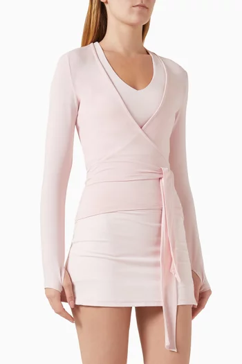 Soft Ballet Wrap Top in Lenzing™ Modal