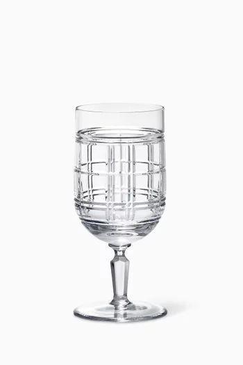 Hudson Plaid Drinking Glass