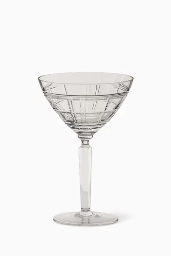 Hudson Plaid Martini Glass