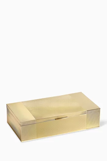 Luke Medium Brass-Plated Box