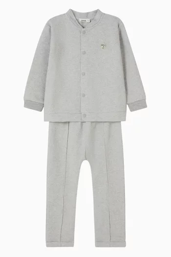 طقم بنطال وجاكيت بأزرار