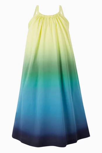 Gradient-print Maxi Dress