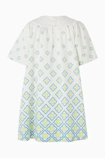 Gradient-print Maxi Dress